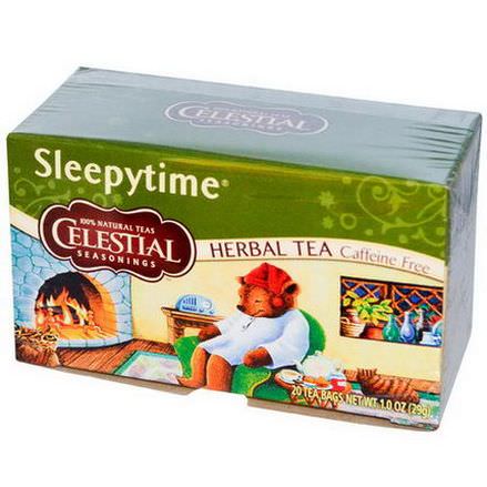 Celestial Seasonings, Herbal Tea, Sleepytime, Caffeine Free, 20 Tea Bags 29g