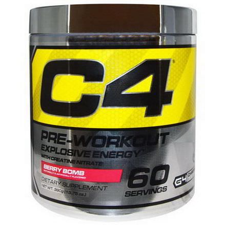 Cellucor, C4, Pre-Workout, Explosive Energy, Berry Bomb 390g