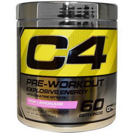 Cellucor, C4, Pre-Workout, Explosive Energy, Pink Lemonade 390g