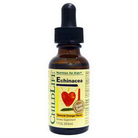 ChildLife, Essentials, Echinacea, Natural Orange Flavor 29.6ml