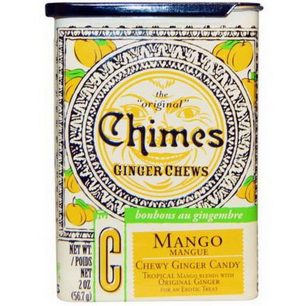 Chimes, Ginger Chews, Mango 56.7g