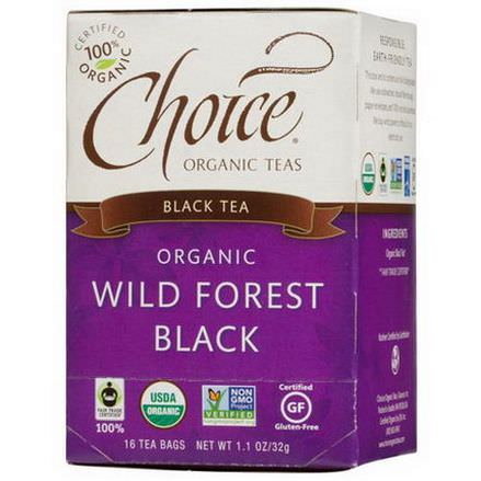 Choice Organic Teas, Organic Wild Forest, Black Tea, 16 Tea Bags 32g