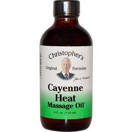Christopher's Original Formulas, Cayenne Heat Massage Oil 118ml