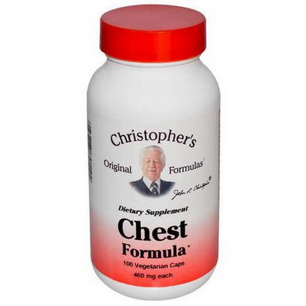 Christopher's Original Formulas, Chest Formula, 460mg, 100 Veggie Caps