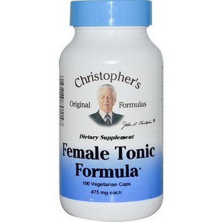 Christopher's Original Formulas, Female Tonic Formula, 475mg, 100 Veggie Caps