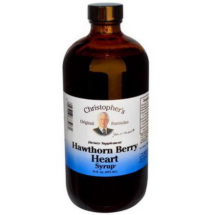 Christopher's Original Formulas, Hawthorn Berry Heart Syrup 472ml