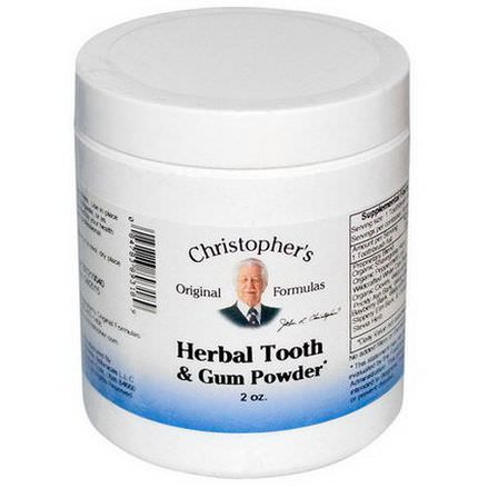 Christopher's Original Formulas, Herbal Tooth and Gum Powder, 2 oz