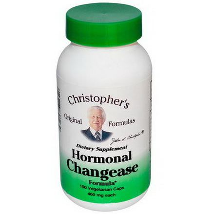Christopher's Original Formulas, Hormonal Changease Formula, 460mg, 100 Veggie Caps