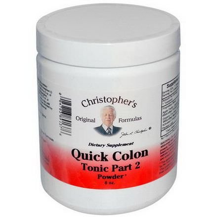 Christopher's Original Formulas, Quick Colon Tonic Part 2, Powder, 8 oz