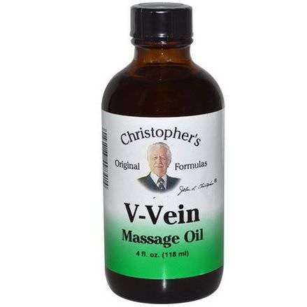 Christopher's Original Formulas, V-Vein Massage Oil 118ml