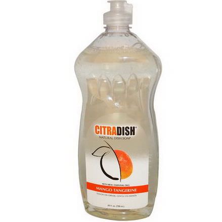 Citra-Solv, CitraDish, Natural Dish Soap, Mango Tangerine 739ml