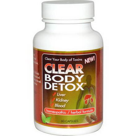 Clear Products, Body Detox, 60 Capsules