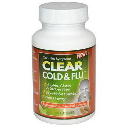 Clear Products, Clear Cold&Flu, 60 Capsules