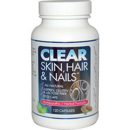 Clear Products, Clear Skin, Hair&Nails, 120 Capsules