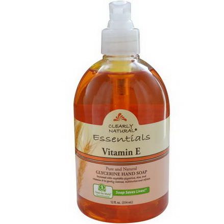 Clearly Natural, Essentials, Glycerine Hand Soap, Vitamin E 354ml