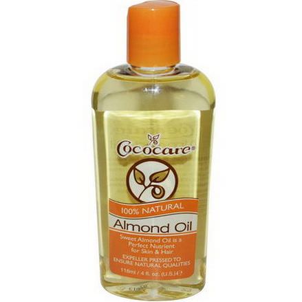 Cococare, 100% Natural Almond Oil 118ml