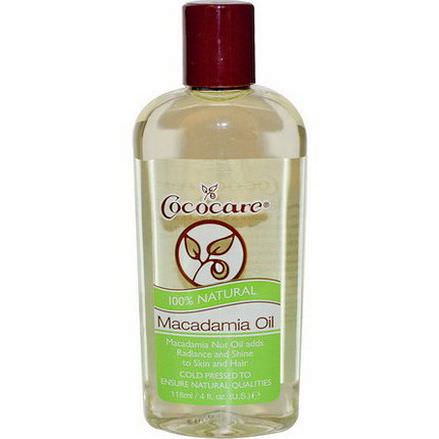 Cococare, Macadamia Oil 118ml
