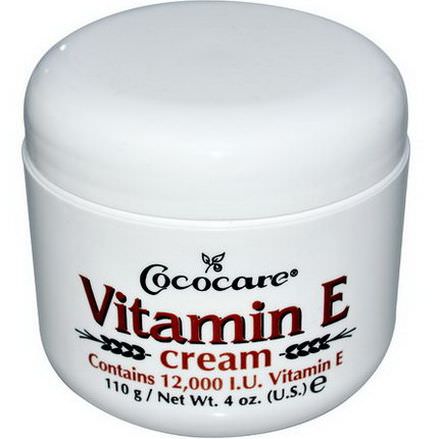 Cococare, Vitamin E Cream, 12,000 IU 110g