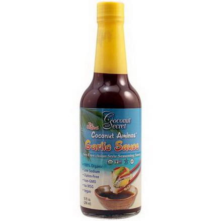 Coconut Secret, Coconut Aminos, Garlic Sauce 296ml