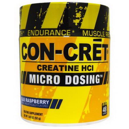 Con-Cret, Creatine HCl, Micro Dosing, Blue Raspberry 52g