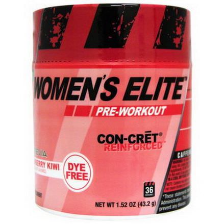 Con-Cret, Women's Elite, Pre-Workout, Strawberry Kiwi 43.2g
