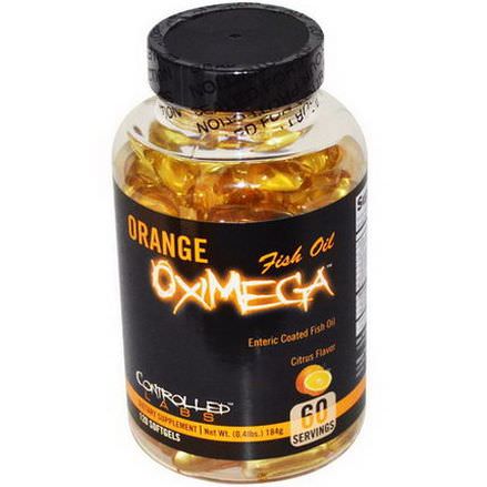 Controlled Labs, Orange OxiMega Fish Oil, Citrus Flavor, 120 Softgels