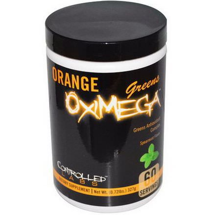 Controlled Labs, Orange OxiMega, Greens Antioxidant Complex, Spearmint Flavor 327g