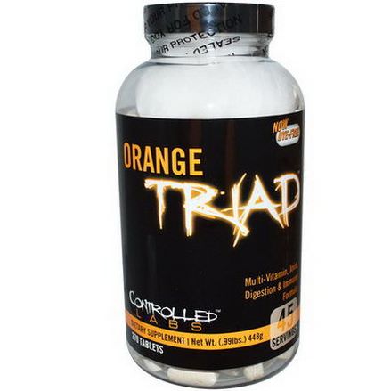 Controlled Labs, Orange Triad, Multi-Vitamin, Joint, Digestion&Immune Formula, 270 Tablets