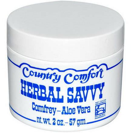Country Comfort, Herbal Savvy, Comfrey- Aloe Vera 57g