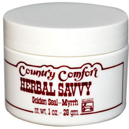 Country Comfort, Herbal Savvy, Golden Seal-Myrrh 28g