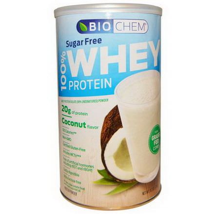 Country Life, BioChem, 100% Whey Protein, Sugar Free, Coconut Flavor 319g