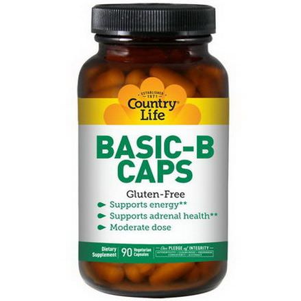 Country Life, Basic-B Caps, 90 Veggie Caps