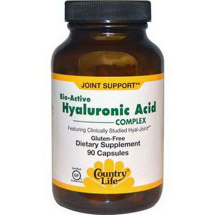 Country Life, Bio-Active Hyaluronic Acid Complex, 90 Capsules