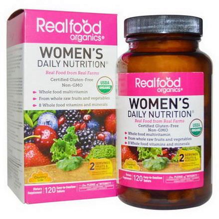 Country Life, RealFood Organics, Women's Daily Nutrition, 120 Tablets