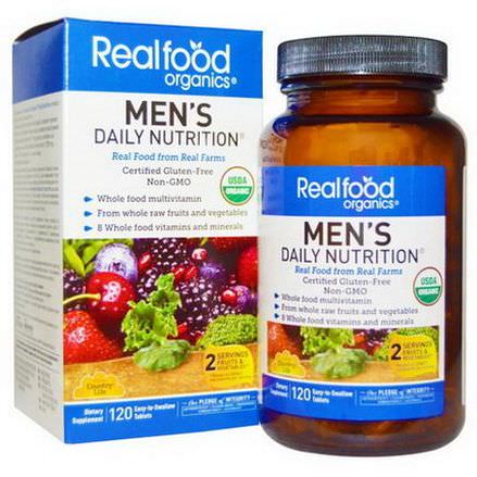 Country Life, Realfood Organics, Men's Daily Nutrition, 120 Tablets