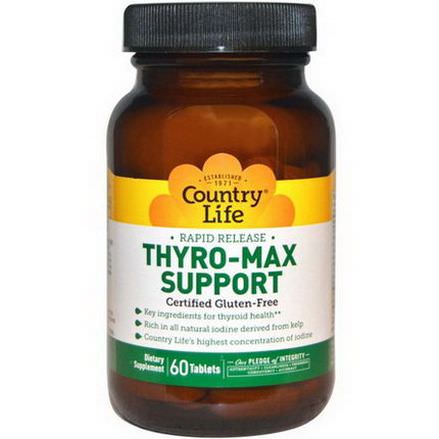 Country Life, Thyro-Max Support, 60 Tablets