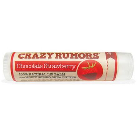 Crazy Rumors, 100% Natural Lip Balm, Chocolate Strawberry 4.4ml