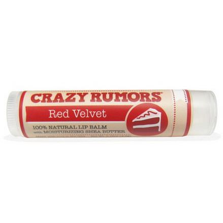 Crazy Rumors, 100% Natural Lip Balm, Red Velvet 4.4ml
