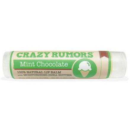 Crazy Rumors, 100% Natural Lip Balm, Mint Chocolate 4.4ml