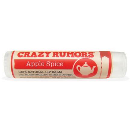 Crazy Rumors, 100% Natural Lip Balm, Apple Spice 4.4ml