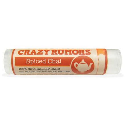 Crazy Rumors, 100% Natural Lip Balm, Spiced Chai 4.4ml