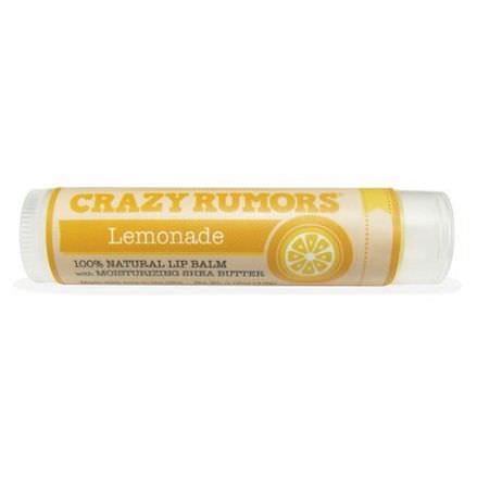Crazy Rumors, 100% Natural Lip Balm, Lemonade 4.4ml