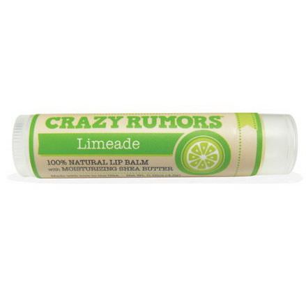 Crazy Rumors, 100% Natural Lip Balm, Limeade 4.4ml