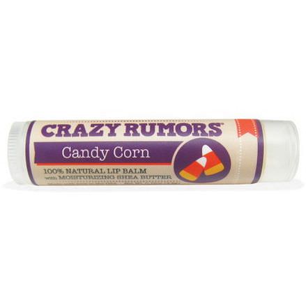 Crazy Rumors, 100% Natural Lip Balm, Candy Corn 4.4ml