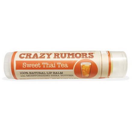 Crazy Rumors, 100% Natural Lip Balm, Sweet Thai Tea 4.4ml