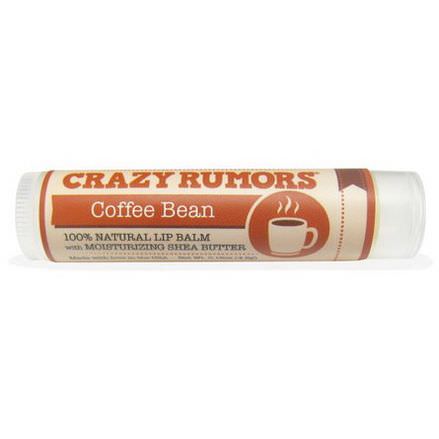 Crazy Rumors, 100% Natural Lip Balm, Coffee Bean 4.4ml