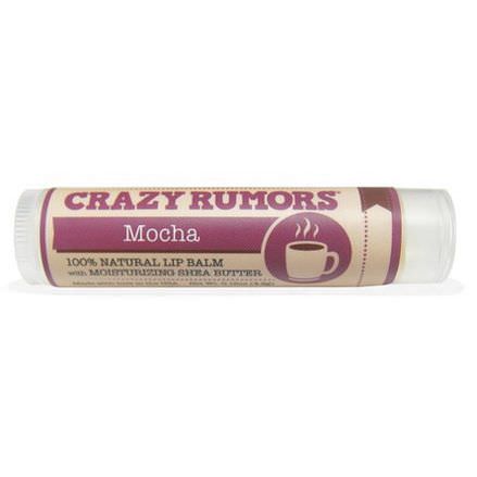 Crazy Rumors, 100% Natural Lip Balm, Mocha 4.4ml