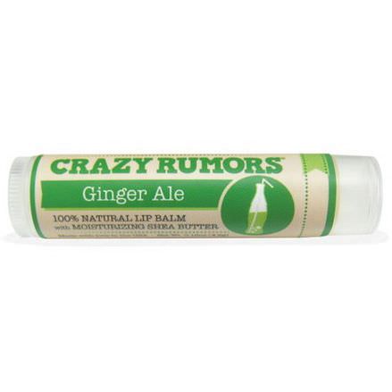 Crazy Rumors, 100% Natural Lip Balm, Ginger Ale 4.4ml