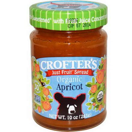 Crofter's Organic, Just Fruit Spread, Apricot 283g