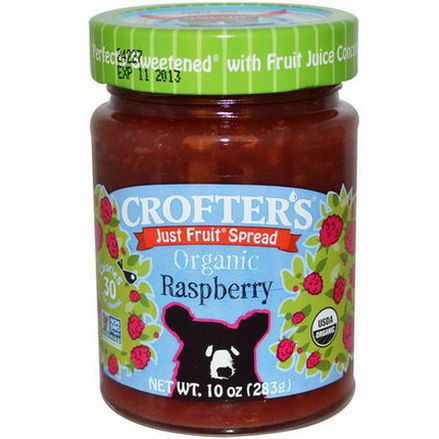 Crofter's Organic, Just Fruit Spread, Organic Raspberry 283g
